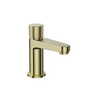 UK Home Living Avalon Koko Mini Basin Tap Brushed Brass