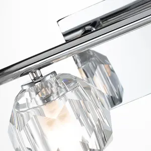 Luminosa Quoizel Regalia Wall Lamp Polished Chrome, 3000K, IP44