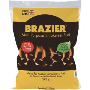 Brazier Multi-Purpose Smokeless Fuel - 20KG Bag