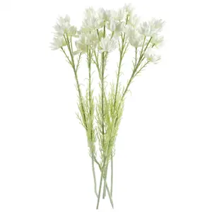 Pack of 6 x 60cm White Starflower Stem - 5 Flowers