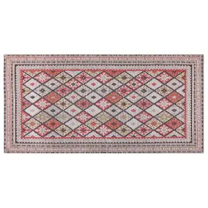 Cotton Area Rug 80 x 150 cm Multicolour ANADAG