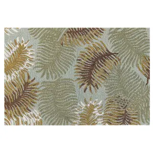 Wool Area Rug 160 x 230 cm Plant Motif VIZE