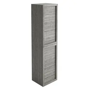 Walter Tall Storage Unit in Grey Wood