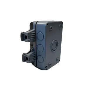 Weatherproof Outdoor Double Plug Socket 2 Gang Switched Socket USB Port IP66