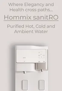 Hommix sanitRO 3-in-1 Luxury Countertop Reverse Osmosis Filtration System - Oatmeal Beige