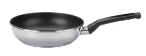 Prestige Cook & Strain Silver Round Stainless Steel Easy Clean Non-Stick Frying Pan 20cm