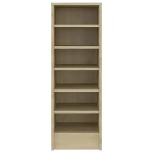 Shoe Cabinet Sonoma Oak 31.5x35x90 cm Engineered Wood