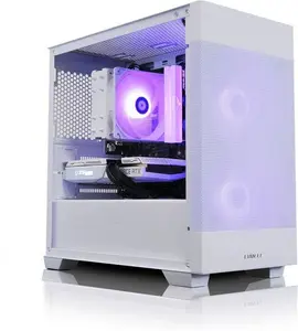 Awd-It White Frost Ryzen 5500 6 Core Nvidia Rtx 4060 8Gb Desktop Pc For Gaming Size 5