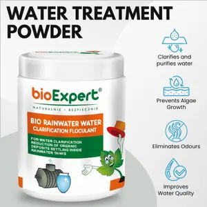 Water Butt Cleaner Powder 450g - Non-Toxic Bio Rainwater Water Butt Treatment for Rain collectors - Safe for Plants & Pets