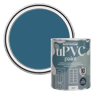 Rust-Oleum Cobalt Matt UPVC Paint 750ml