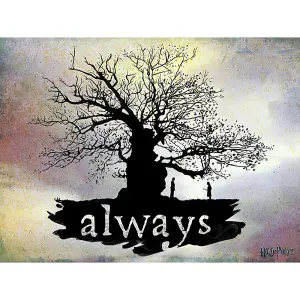 Harry Potter Always Canvas Print Multicoloured (80cm x 60cm)