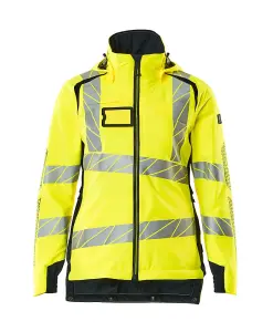 Mascot Accelerate Safe Winter Jacket for Ladies with CLIMascot (Hi-Vis Yellow/Dark Navy)  (Small)