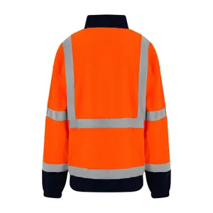 PRO RTX High Visibility Mens Full-Zip Fleece