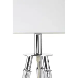 Interiors by Premier Halia Chrome Finish Table Lamp