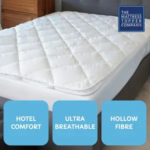 Double Comfort Cotton Mattress Topper 150x200