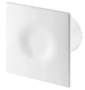 Awenta 100mm Humidity Sensor ORION Extractor Fan White ABS Front Panel Wall Ceiling Ventilation