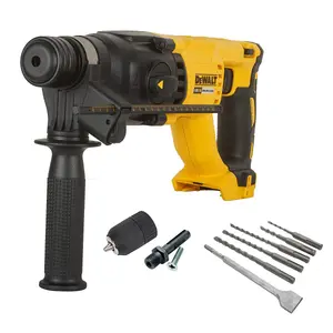 Dewalt DCH133N 18v Brushless SDS Hammer Drill 3 Mode Bare + Chuck +Bits