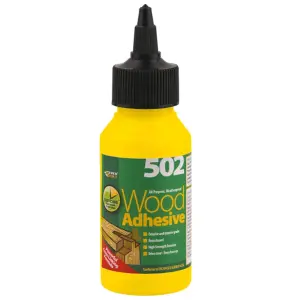 Everbuild 502 All Purpose Weatherproof Wood Adhesive, 75 ml (Pack Of 6)