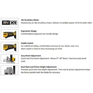 Dewalt 18v XR Brushless Biscuit Jointer - Bare Unit in TSTAK