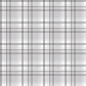 Galerie Kitchen Recipes Silver Grey Plaid Smooth Wallpaper