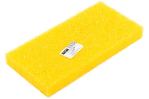 Toolty Sponge Grouting Float 280x140x25mm Set 3PCS Orange Coarse for Tiling Finishing Tool Trowel Floors Walls DIY