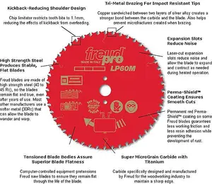 Freud Pro LP20M019 TCT Circular Rip Saw Blade 216mm x 30 x 24 Tooth LP20M 019