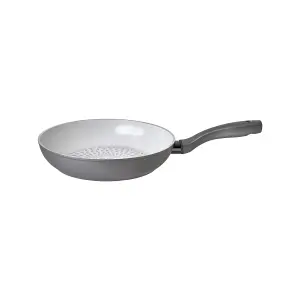 Prestige Earth Pan Grey Round Aluminium Induction Suitable Eco-Friendly Non-Stick Open Frying Pan 20cm