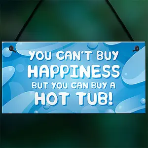 Funny Hot Tub Sign Garden Shed Summerhouse Decking Sign Outdoor Plaque Home Gift