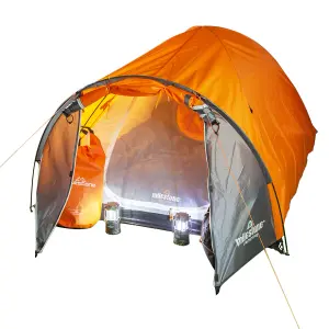 Milestone Camping Deluxe 2-Person Pop Up Dome Tent