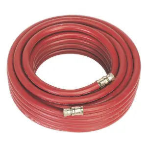 Sealey Air Hose 15m x 10mm with 1/4"BSP Unions