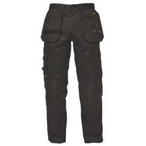 DeWalt Pro Tradesman Black Trousers, W32" L33"