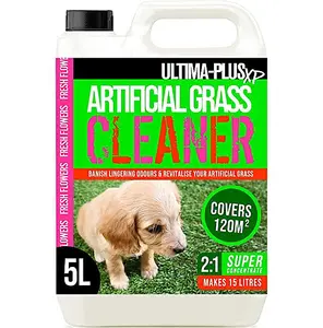 ULTIMA-PLUS XP Artificial Grass Cleaner - Perfect for Pet Owners Floral Fragrance 5L