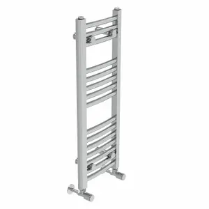 Right Radiators 800x300 mm Curved Heated Towel Rail Radiator Bathroom Ladder Warmer Chrome