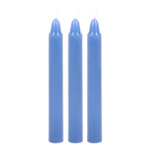 Something Different Communication Spell Candles (Pack of 12) Blue (One Size)