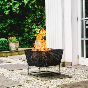 Outdoor Norfolk Firebowl Black Iron H44.5cm W52Cm