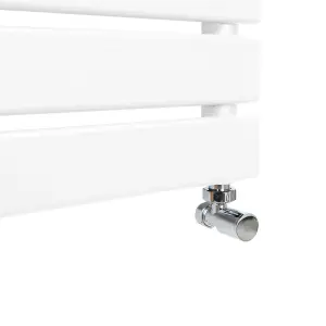 Flat Panel Towel Radiator - 1200mm x 600mm - White