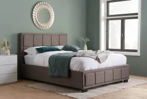 Birlea Hannover Double Bed Frame In Grey