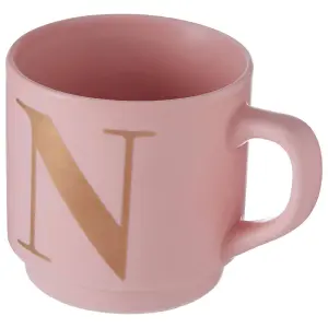 Maison by Premier Signet Pink N Letter Mug