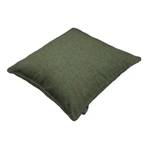 Rectangular Throw Green Piped / Polyester / 40cm x 40cm