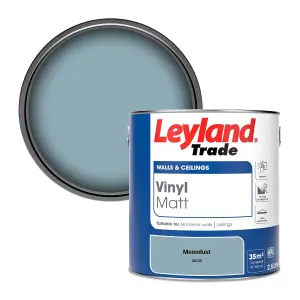 Leyland Trade Vinyl Matt Walls & Ceilings Emulsion Paint Moondust (18C35) 2.5L