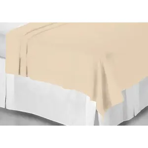 Belledorm 200 Thread Count Egyptian Cotton Flat Sheet Papyrus (Single)