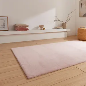 Rose Blush 13mm Thick Super-Soft Stain-Resistant Rug for Bedroom, & Dining Room, Easy to Clean Modern Rug-160cm X 230cm