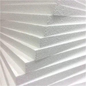 20 Sheets of 1000 x 500 x 50mm Polystyrene Expanded White Rigid Insulation Foam Packing Sheets