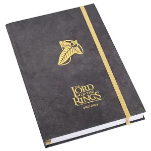 The Lord Of The Rings 2025 A5 Diary Black/Gold (One Size)