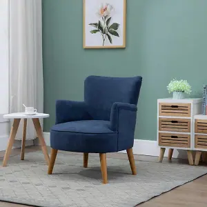 PS Global Blue midnight Kara Accent Chair