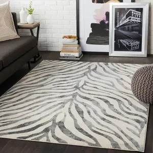 CYBELE Boho Zebra Area Rug 200 x 275 cm