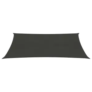 Berkfield Sunshade Sail 160 g/m2 Anthracite 2.5x4.5 m HDPE