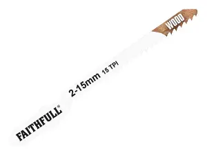 Faithfull  Wood Jigsaw Blades Pack of 5 T119BO FAIJBT119BO