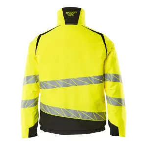 Mascot Accelerate Safe Winter Jacket with CLIMascot (Hi-Vis Yellow/Black)  (XXXXX Large)