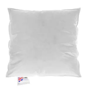 Homescapes Goose Down Cushion Pads Machine Washable Inserts & Fillers 55 x 55 cm (22 x 22")